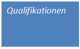 Text Box: Qualifikationen 

